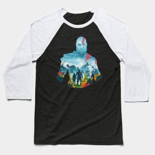 Kratos and Atreus Adventure Baseball T-Shirt